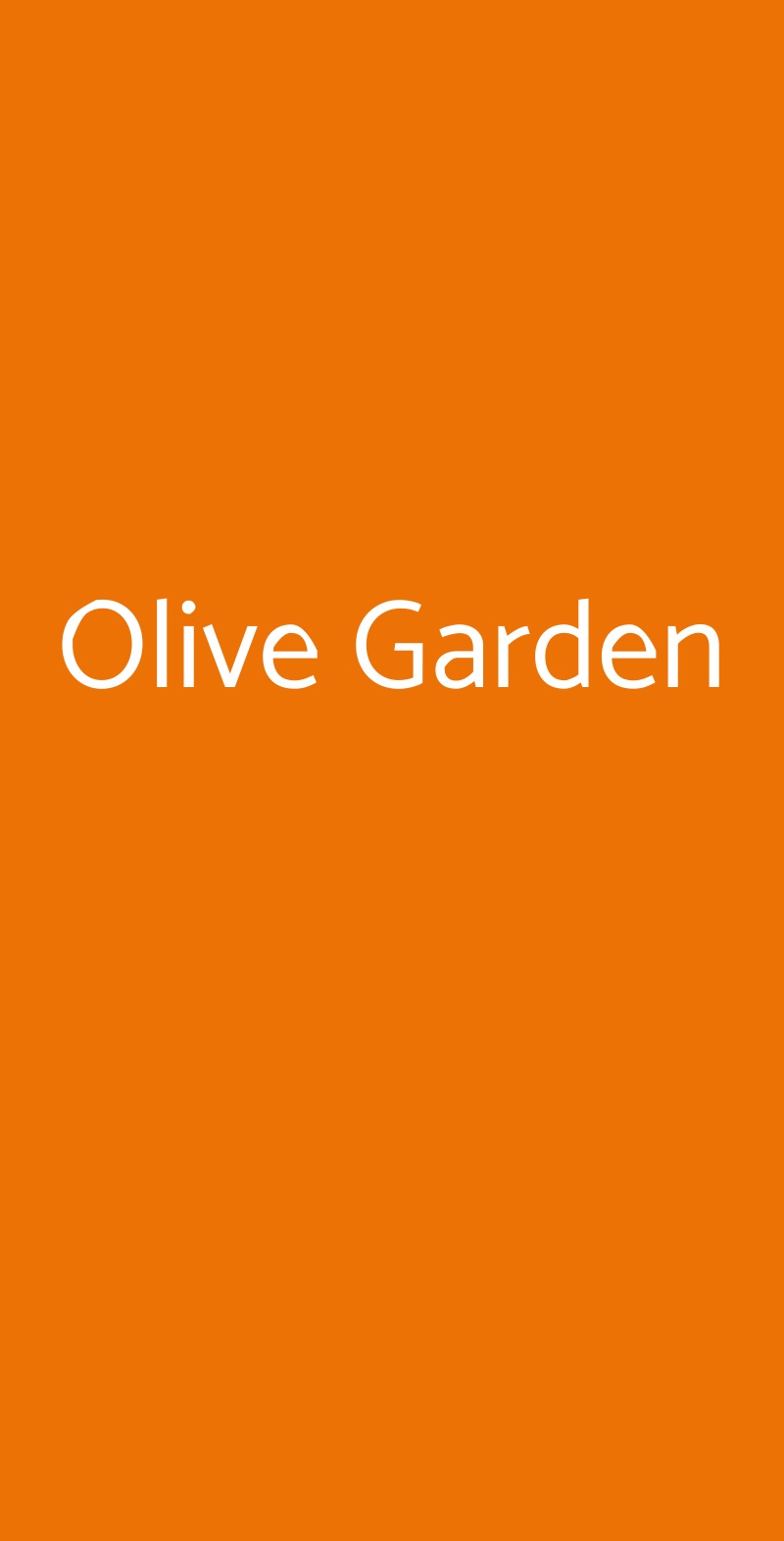 Olive Garden Torino menù 1 pagina