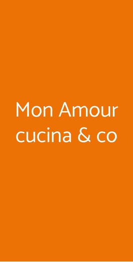 Mon Amour Cucina & Co, Torino