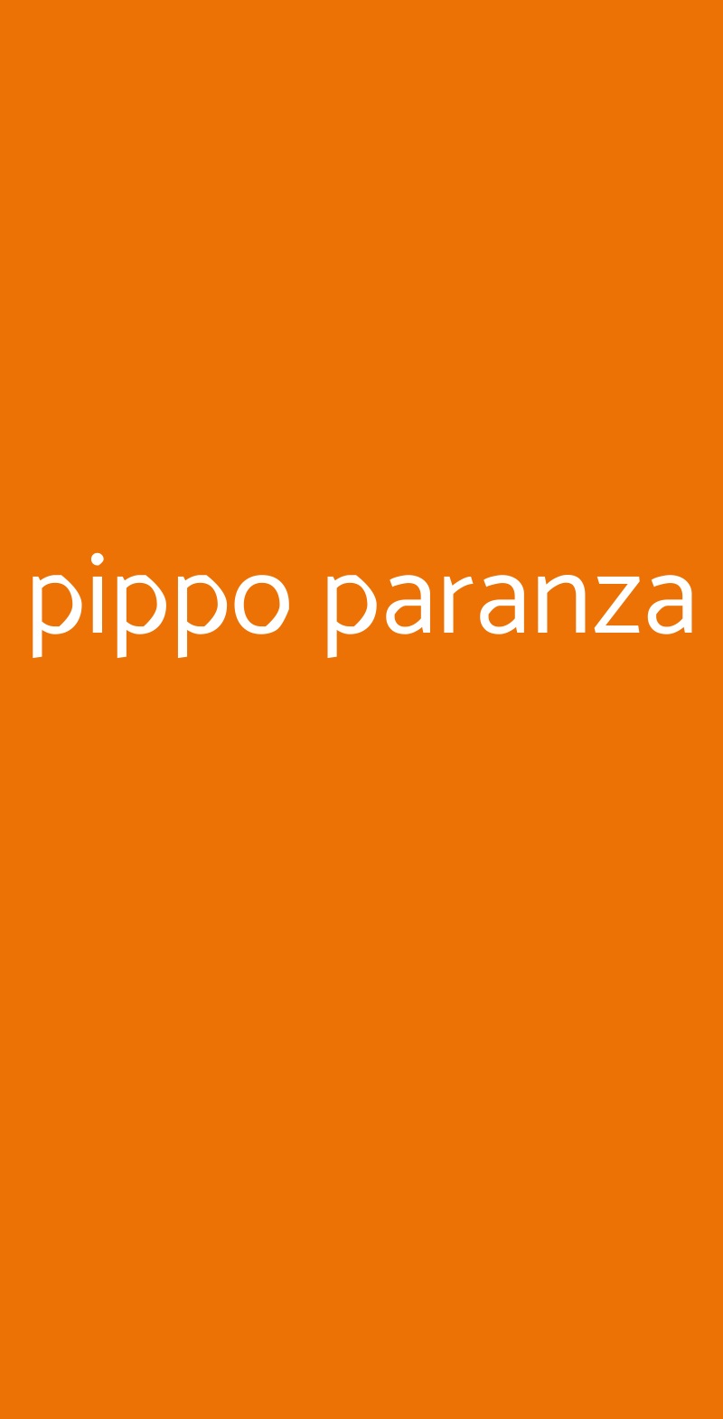 pippo paranza Torino menù 1 pagina