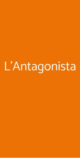 L'antagonista
