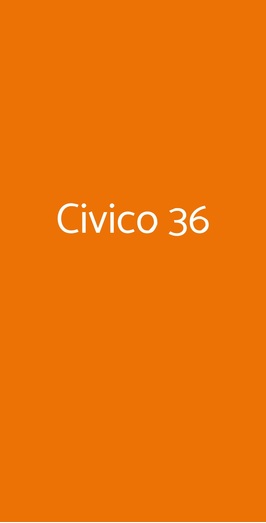 Civico 36, Lissone