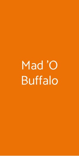 Mad 'o Buffalo, Verbania
