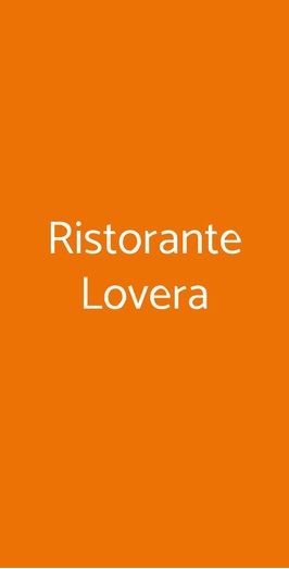 Ristorante Lovera, Cuneo