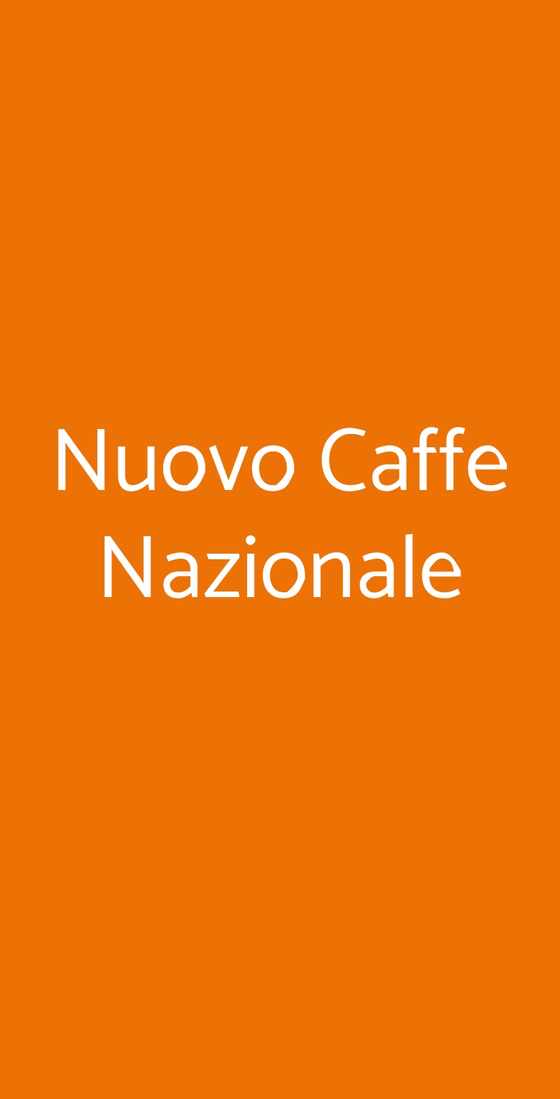 Nuovo Caffe Nazionale, Chieri