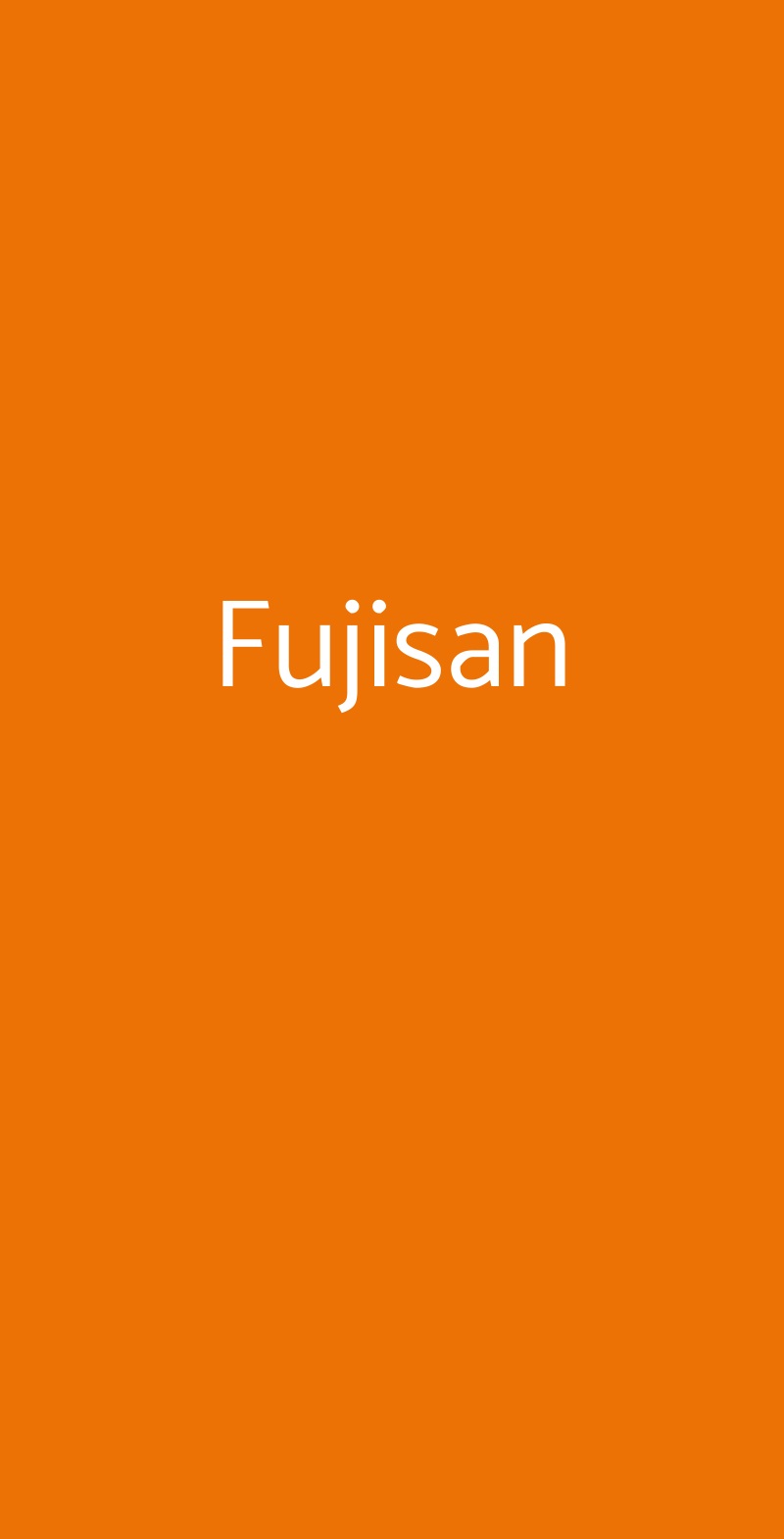 Fujisan Torino menù 1 pagina