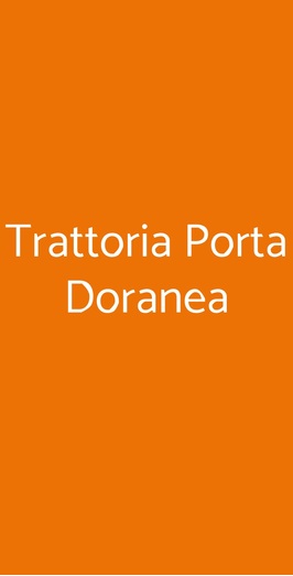 Trattoria Porta Doranea, Torino