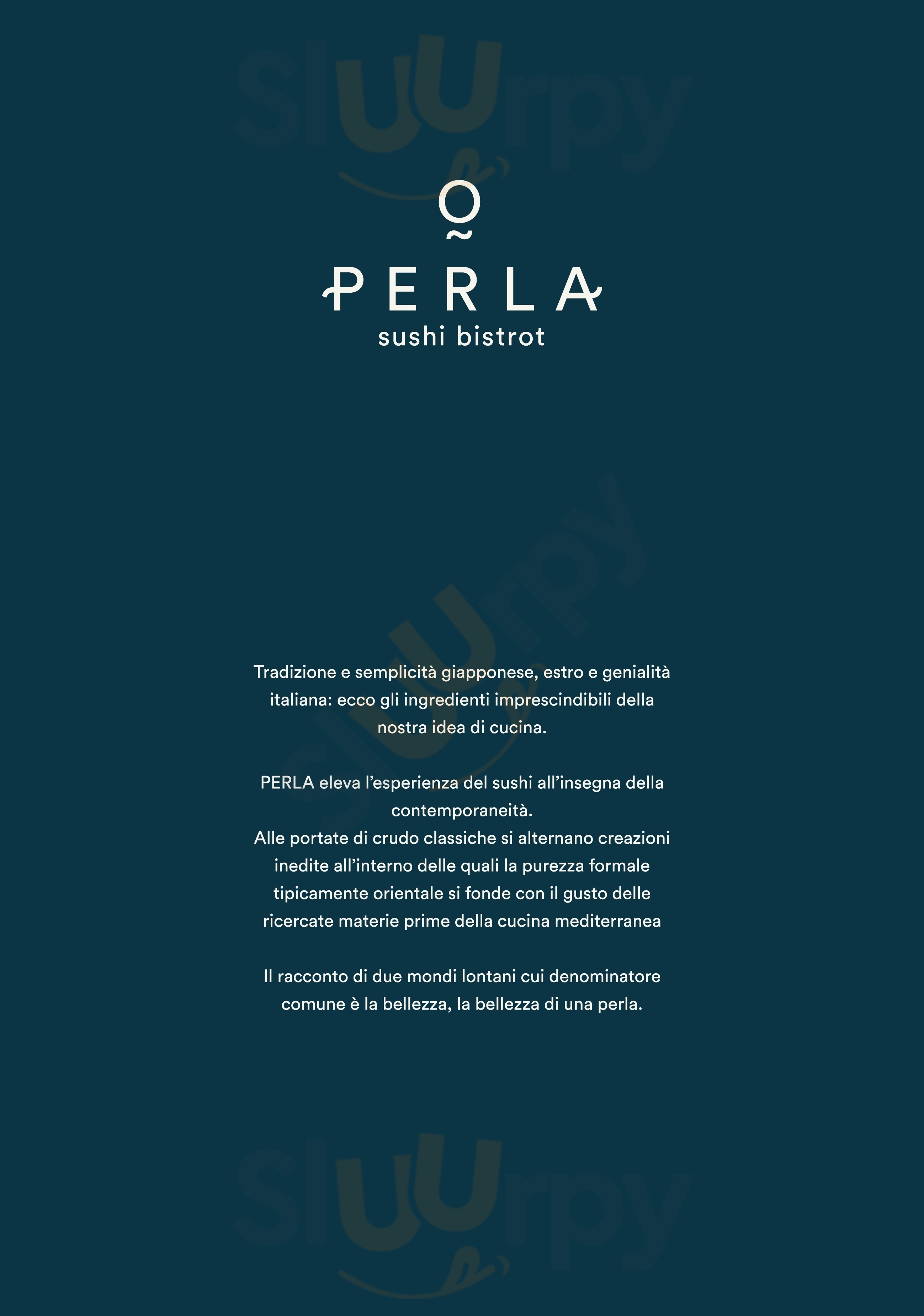 Perla - Sushi Bistrot Vinovo menù 1 pagina