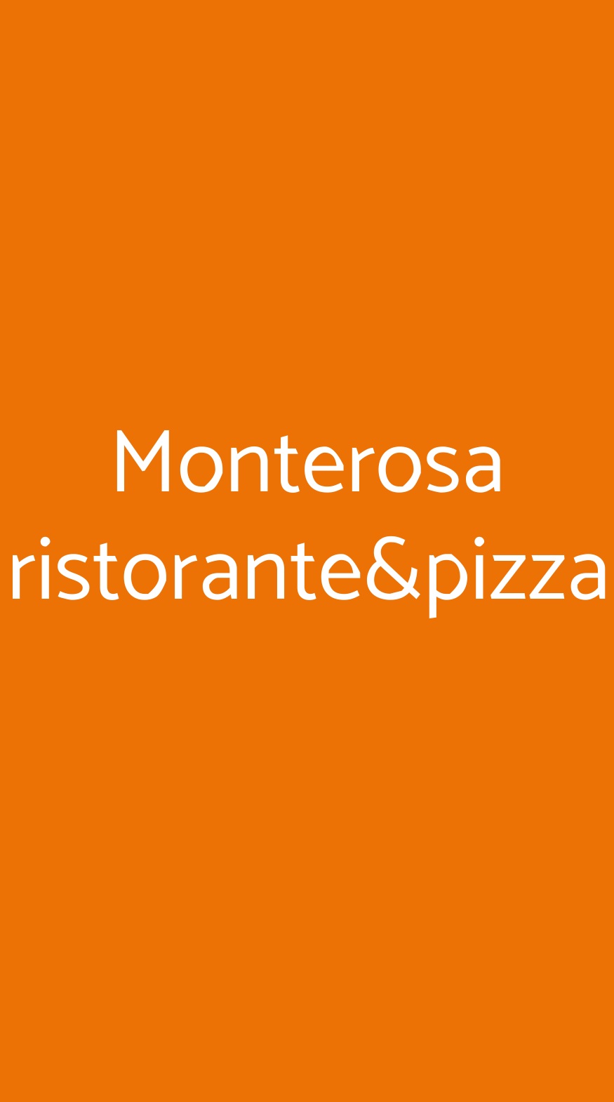 Monterosa ristorante&pizza Vogogna menù 1 pagina