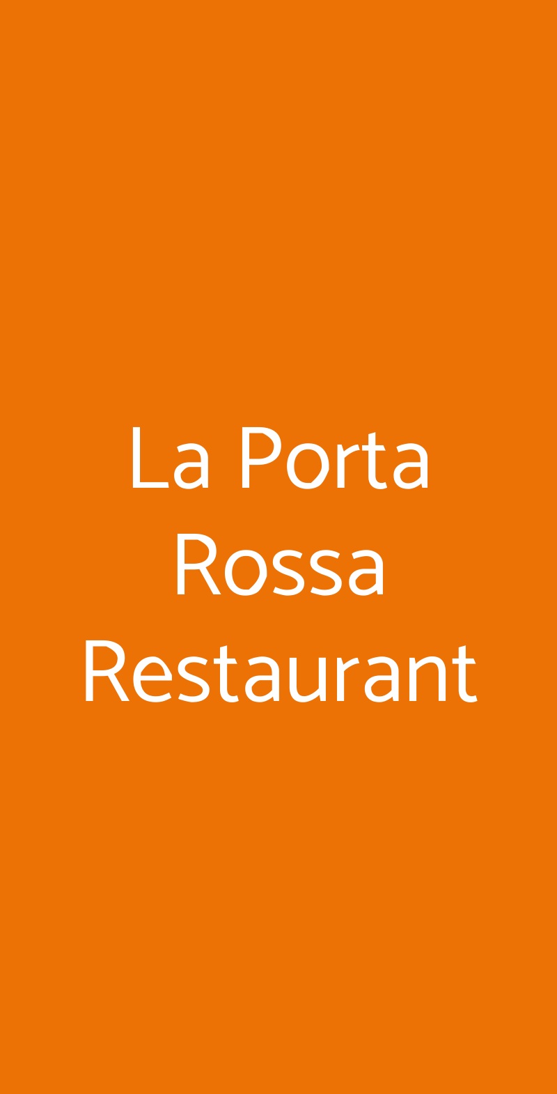 La Porta Rossa Restaurant, Torino