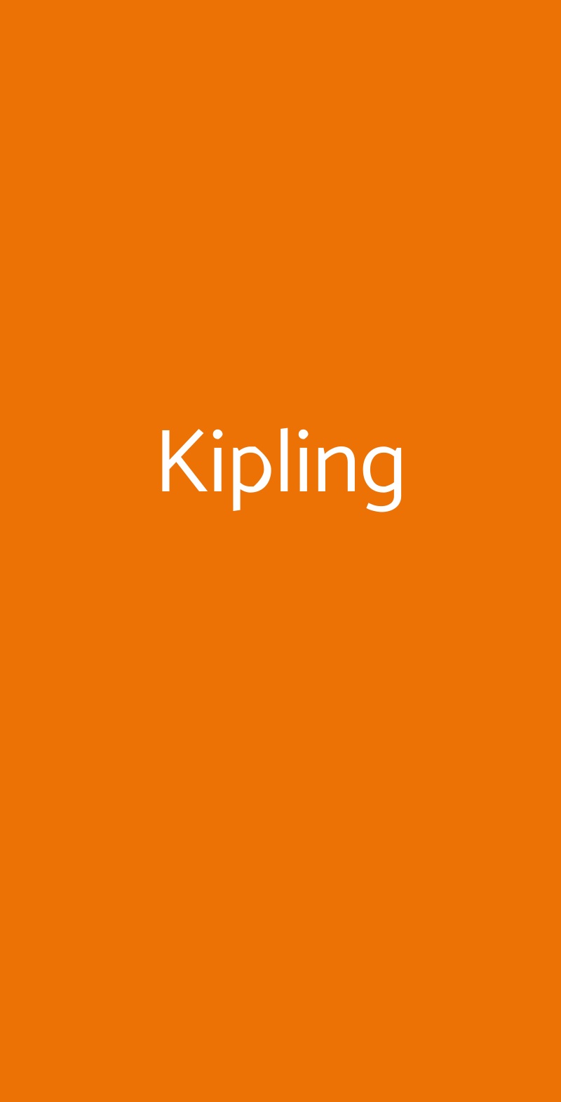 Kipling Torino menù 1 pagina