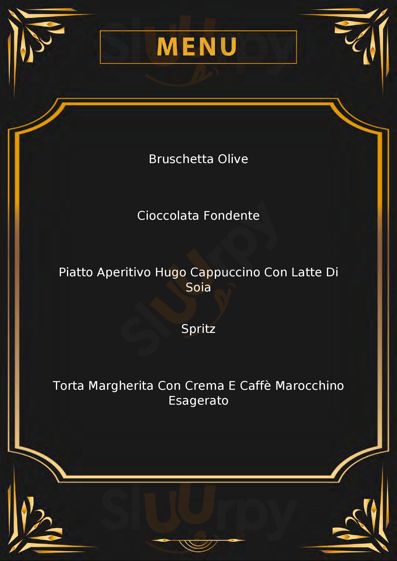 Caffe Latte Verbania menù 1 pagina