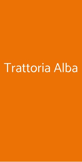 Trattoria Alba, Torino