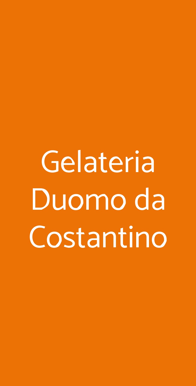 Gelateria Duomo da Costantino Torino menù 1 pagina