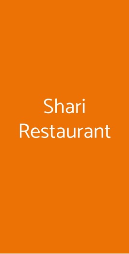 Shari Restaurant, Torino