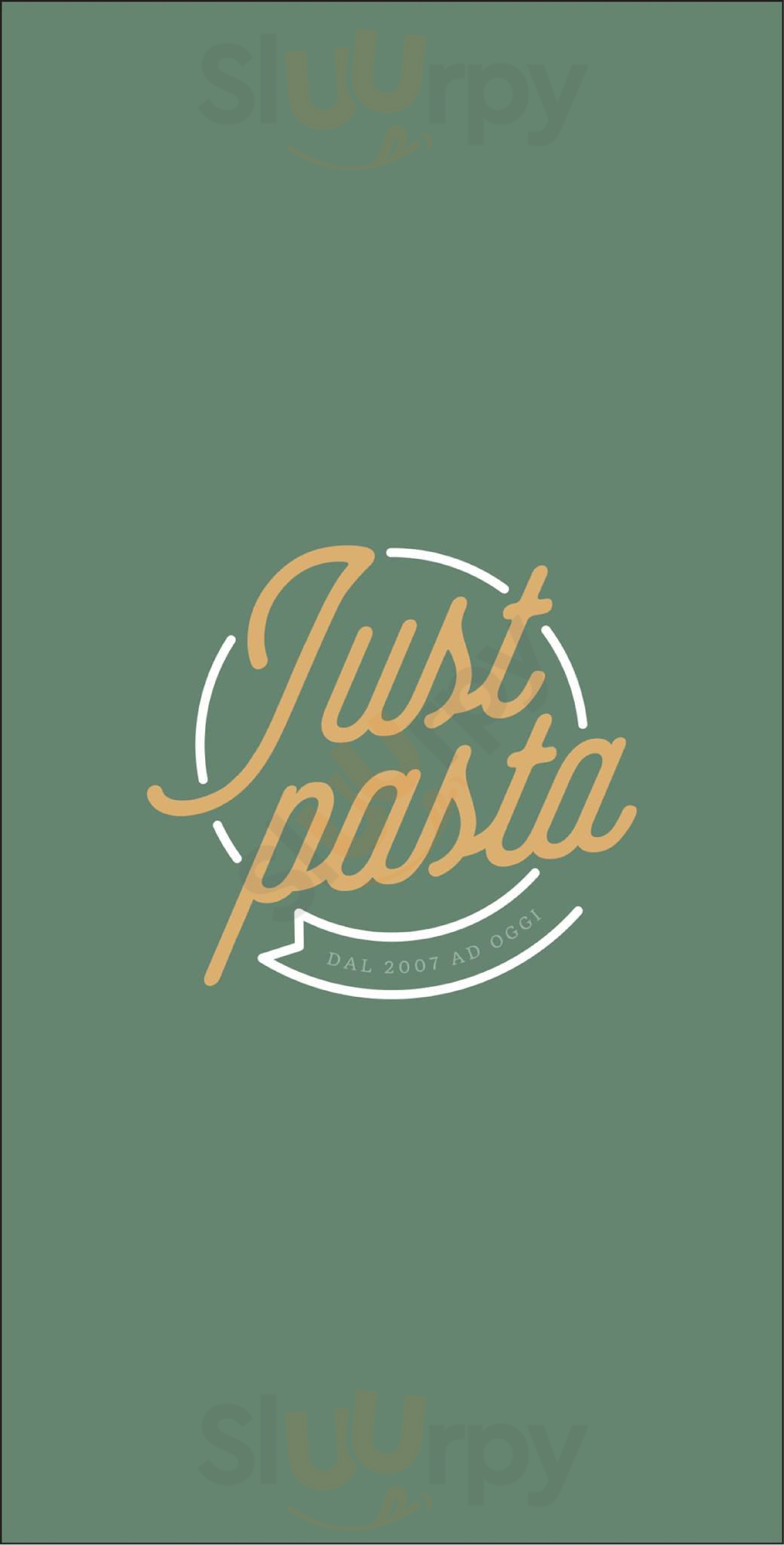 Just Pasta Cuneo menù 1 pagina