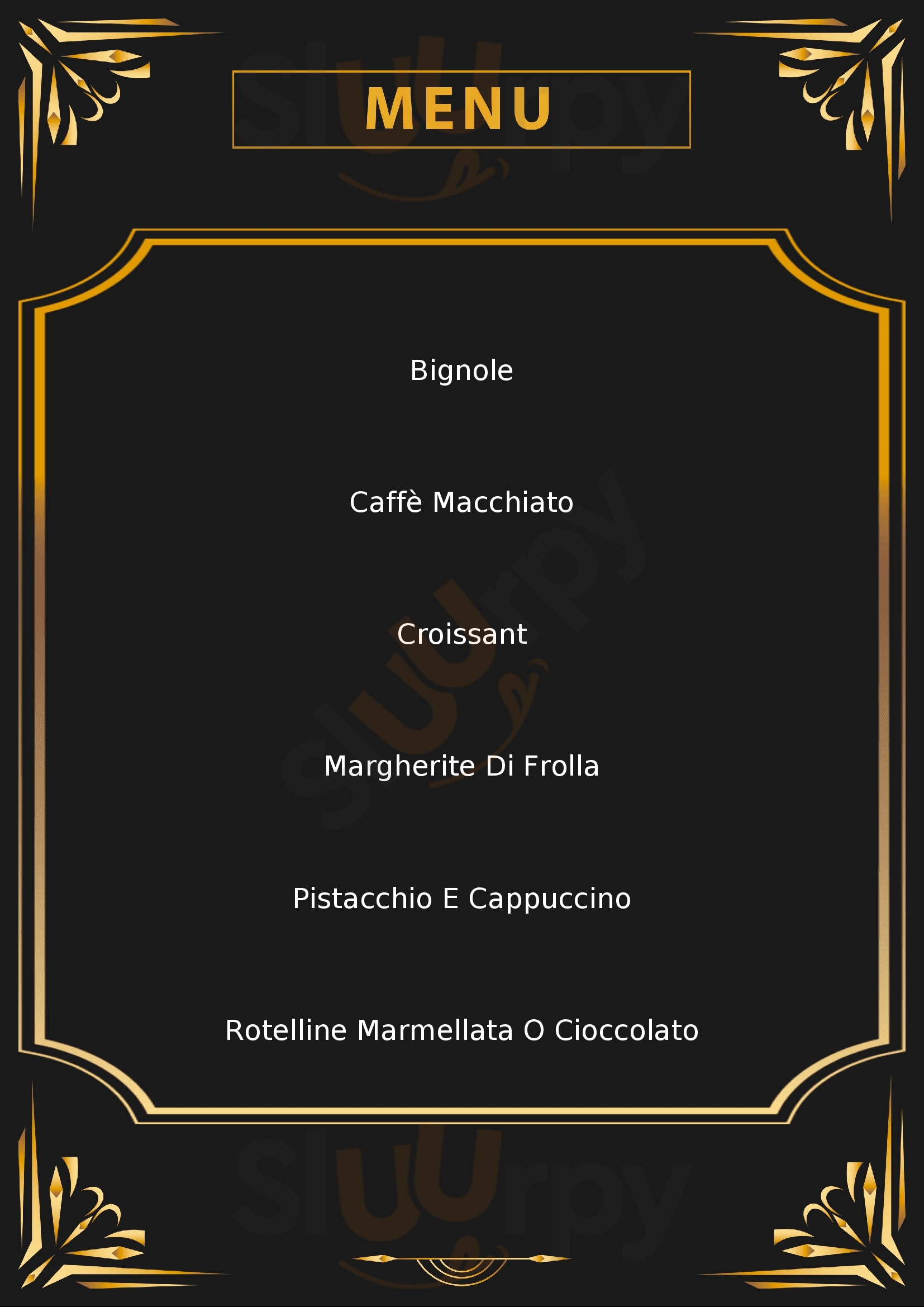 Spumiglia Caffetteria Pasticceria Bar Cuneo menù 1 pagina