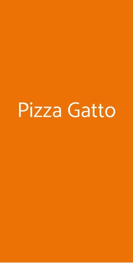 Pizza Gatto, San Maurizio Canavese