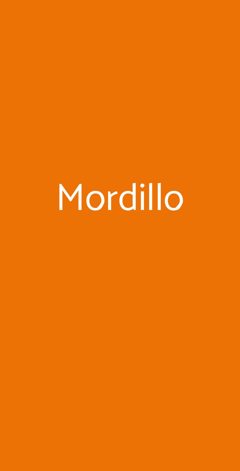 Mordillo Torino menù 1 pagina