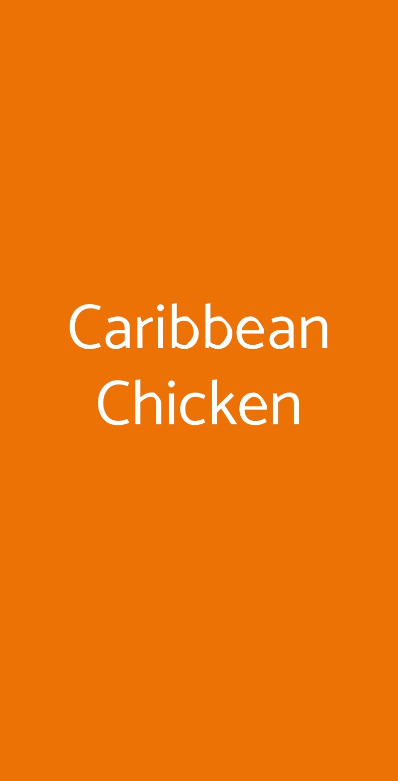 Caribbean Chicken Torino menù 1 pagina
