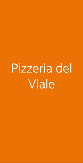 Pizzeria Del Viale, Collegno