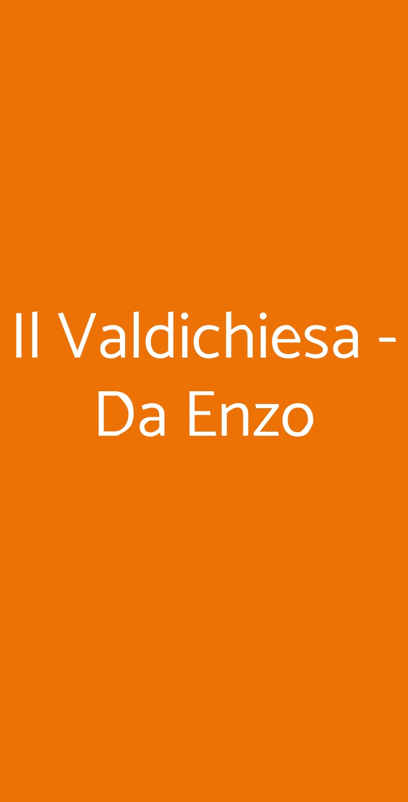 Il Valdichiesa - Da Enzo Villanova d'Asti menù 1 pagina