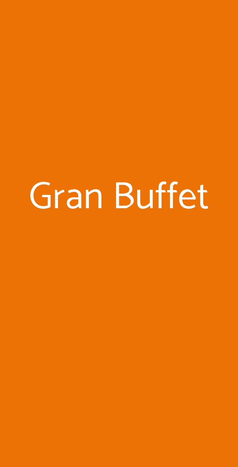 Gran Buffet Torino menù 1 pagina