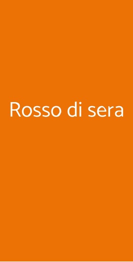 Rosso Di Sera, Castelletto Sopra Ticino
