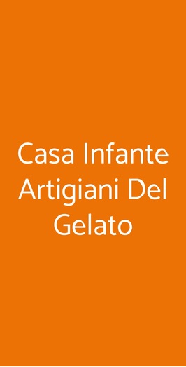Casa Infante Artigiani Del Gelato, Napoli