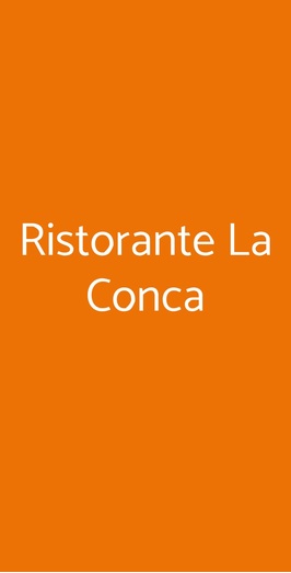 Ristorante La Conca, Torino