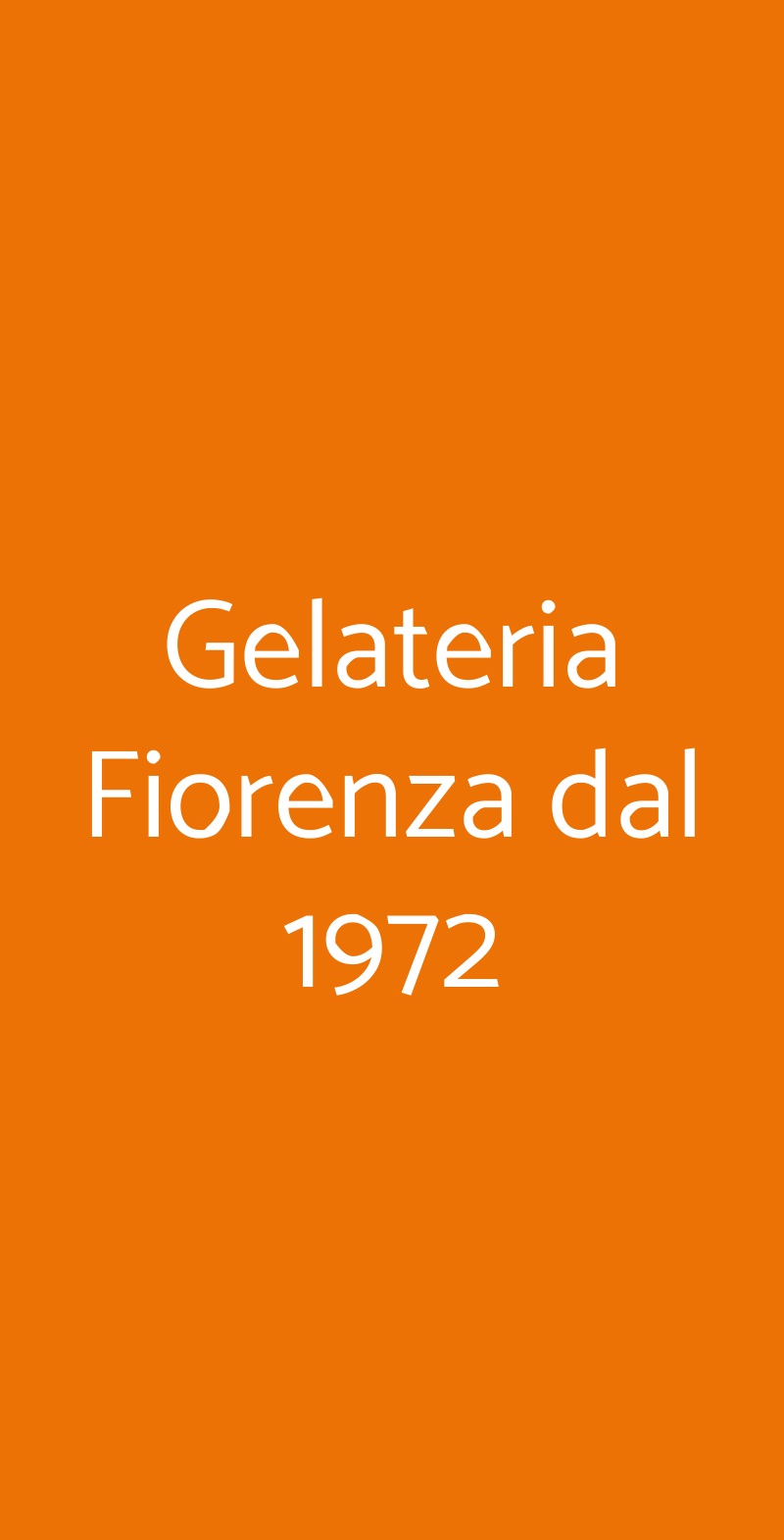 Gelateria Fiorenza dal 1972 Asti menù 1 pagina
