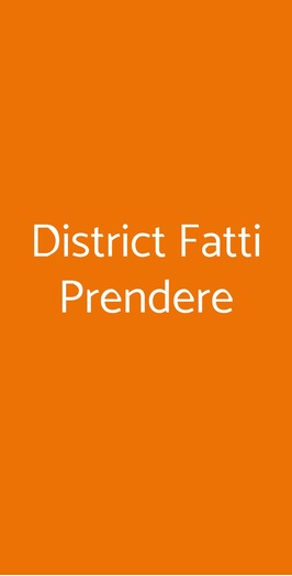 District Fatti Prendere, Triggiano
