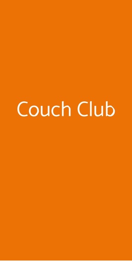 Couch Club, Bari