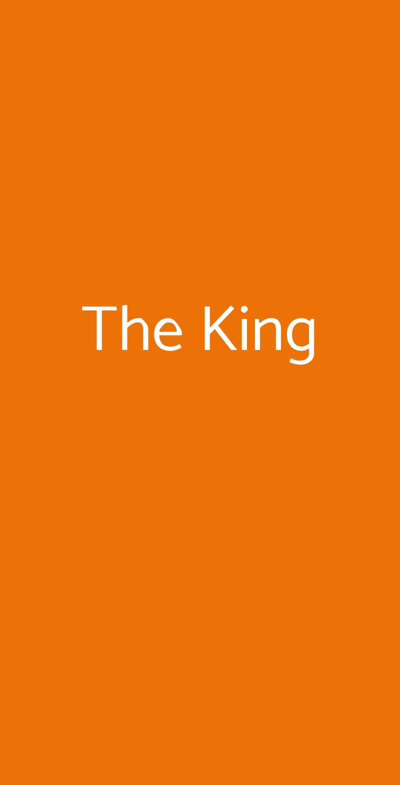 The King Monopoli menù 1 pagina