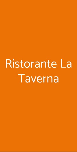 Ristorante La Taverna, Gallipoli