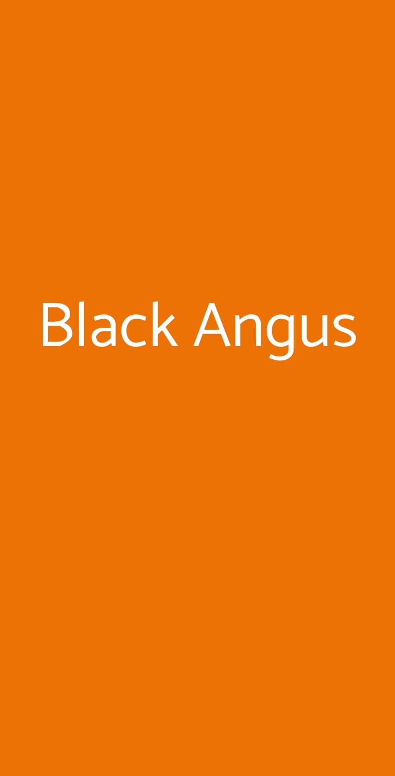 Black Angus Giugliano in Campania menù 1 pagina