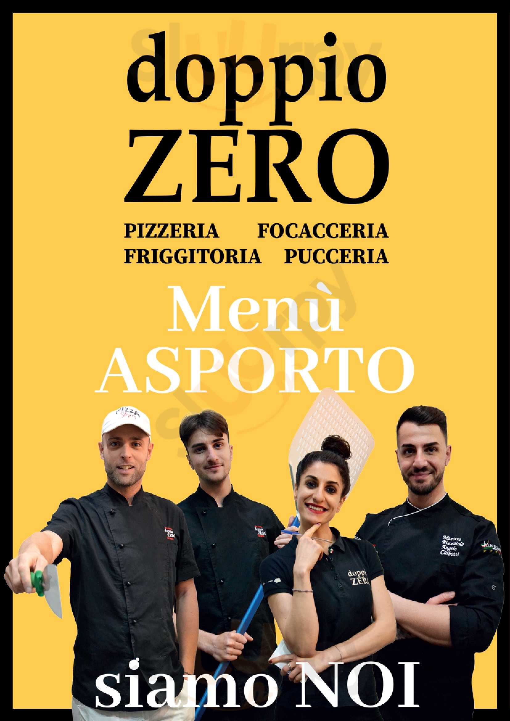 Pizzeria Doppio Zero Taranto menù 1 pagina