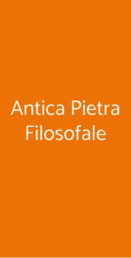 Antica Pietra Filosofale, Lecce