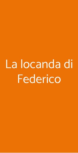 La Locanda Di Federico, Bari