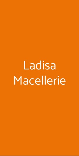 Ladisa Macellerie