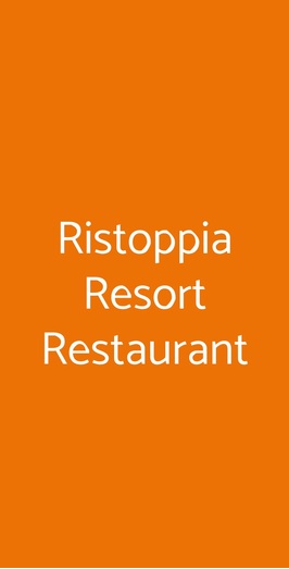 Ristoppia Resort Restaurant, Lequile