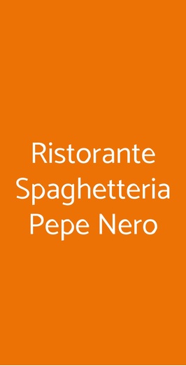 Ristorante Spaghetteria Pepe Nero, Polignano a Mare