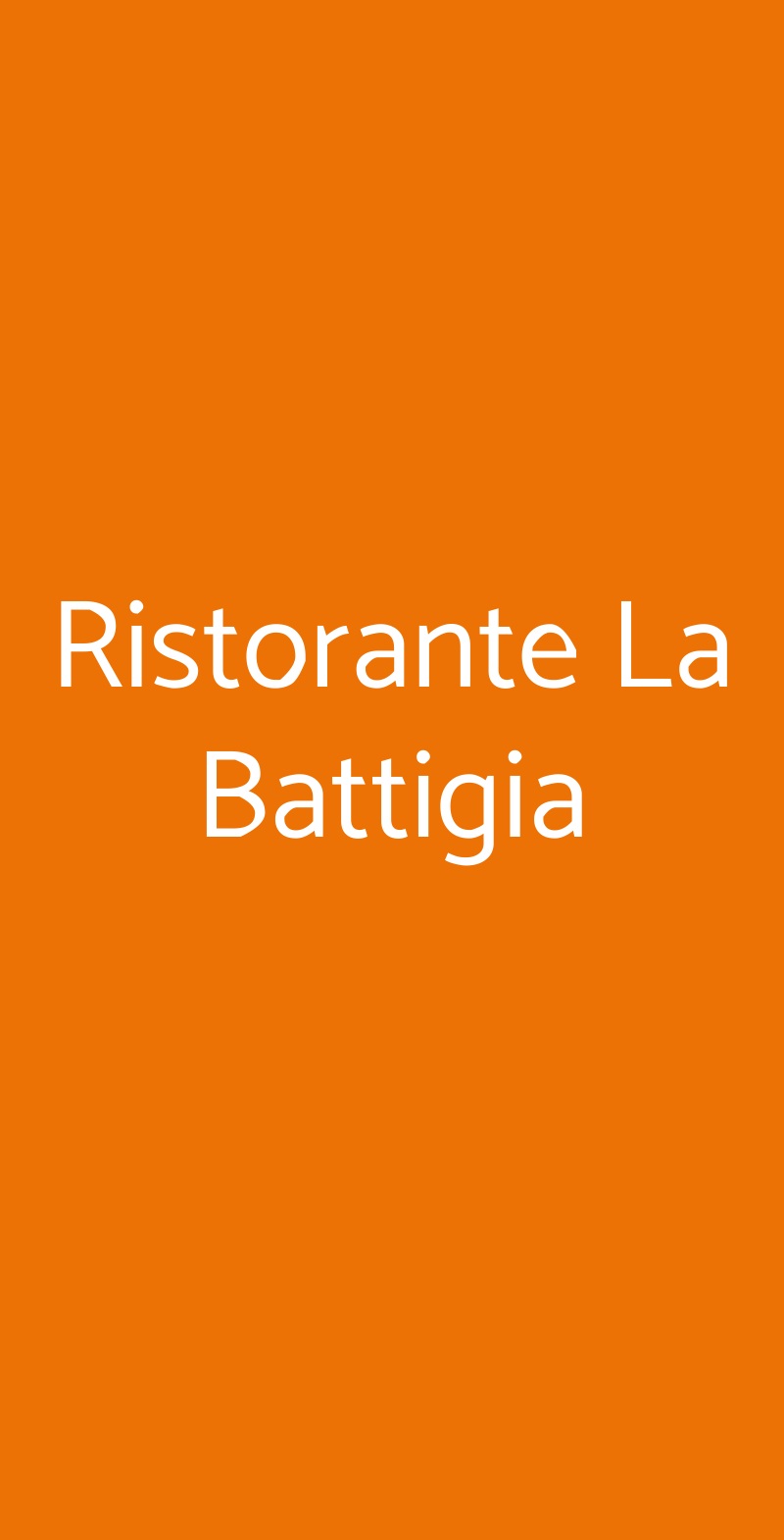 Ristorante La Battigia Bari menù 1 pagina