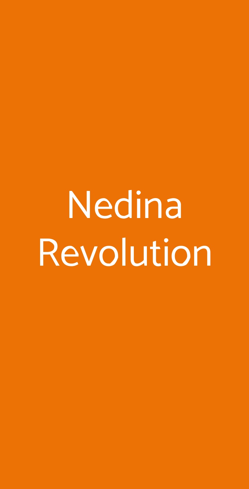 Nedina Revolution Mesagne menù 1 pagina