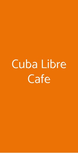 Cuba Libre Cafe, Pozzuoli