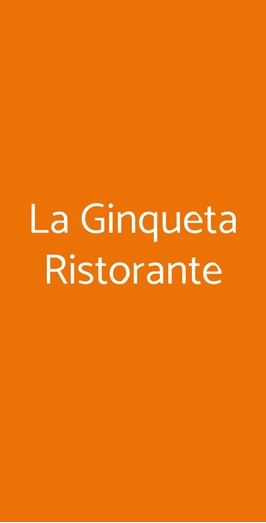 La Ginqueta Ristorante, Alghero