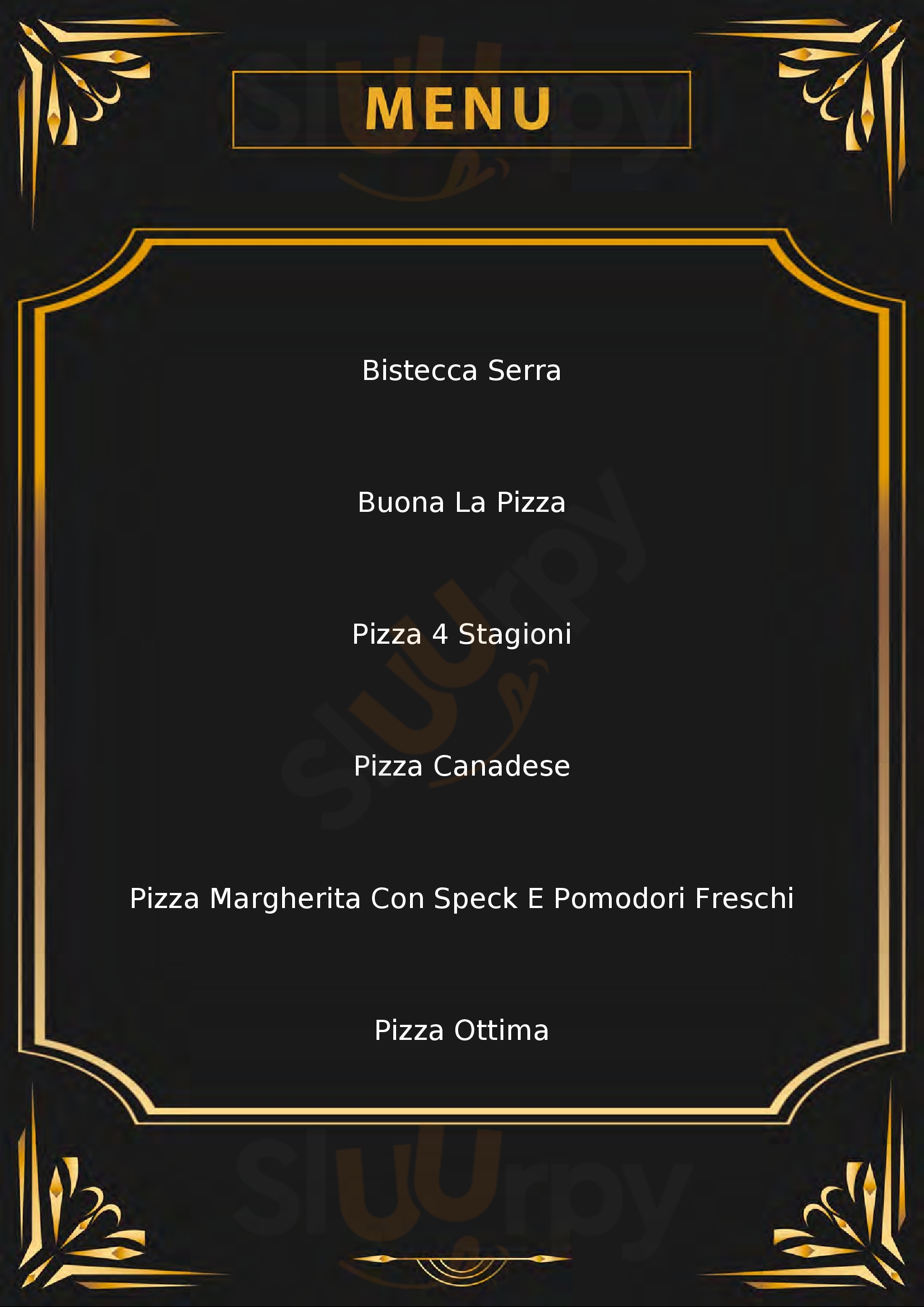 Bar Pizzeria Rosticceria Serra Osini menù 1 pagina