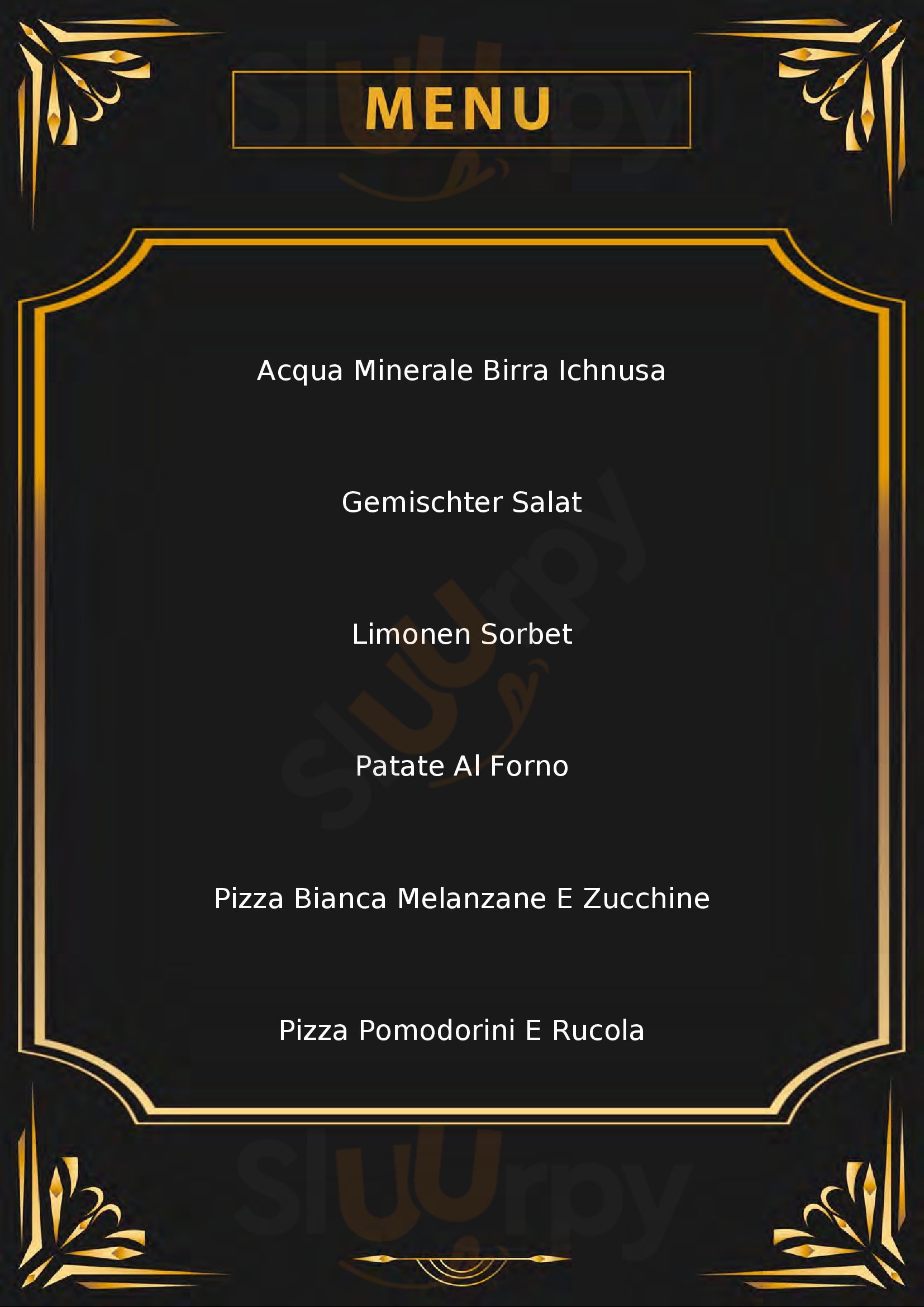 Ristorante pizzeria Punto di Ristoro San Salvatore 2016 Tortolì menù 1 pagina
