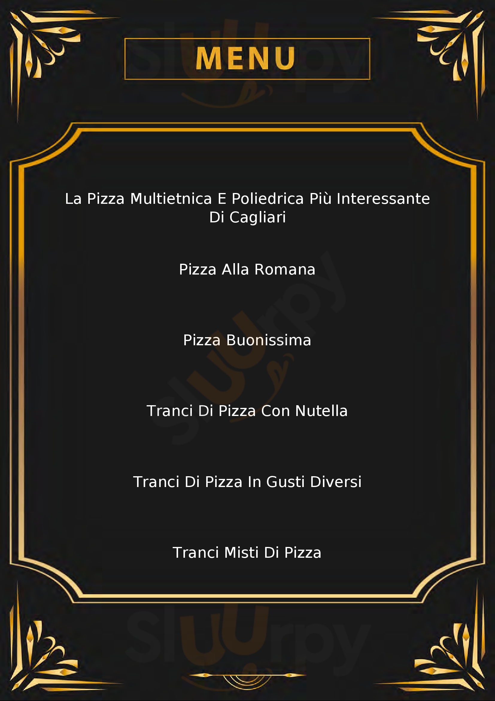 Pizzeria Federico Nansen Cagliari menù 1 pagina