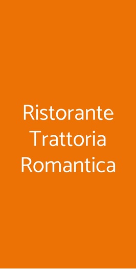 Ristorante Trattoria Romantica, Catania