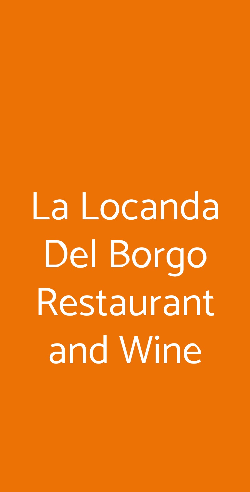 La Locanda Del Borgo Restaurant and Wine Catania menù 1 pagina